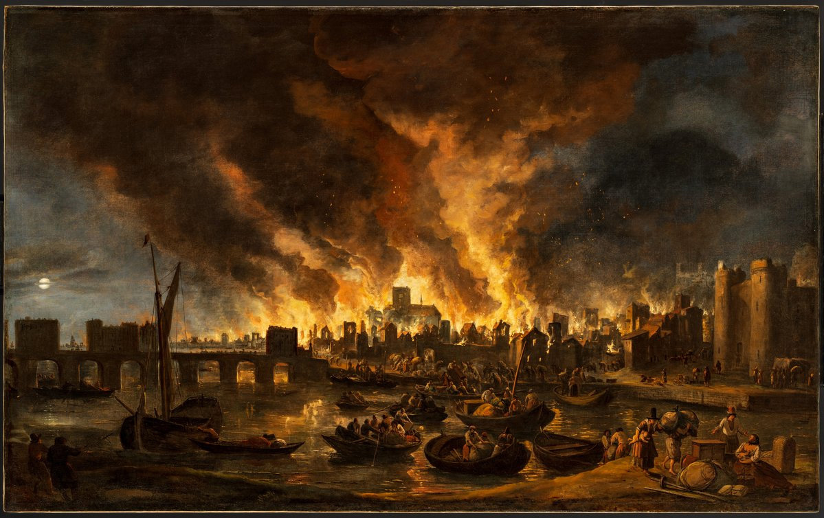 The Great Fire of London, 1666