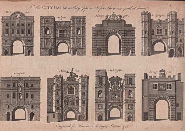 The old Ludgate, City of London